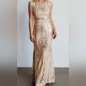 Alessia Sequin Gown